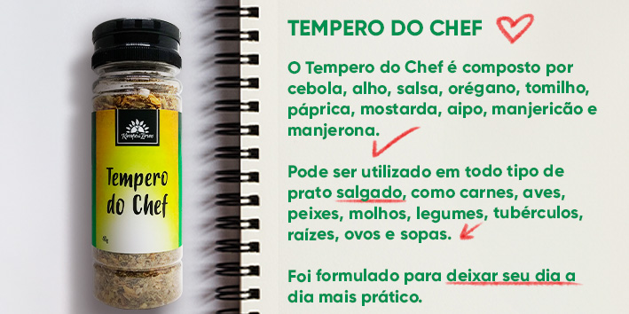 Sabores e saberes - Tempero do Chef 2